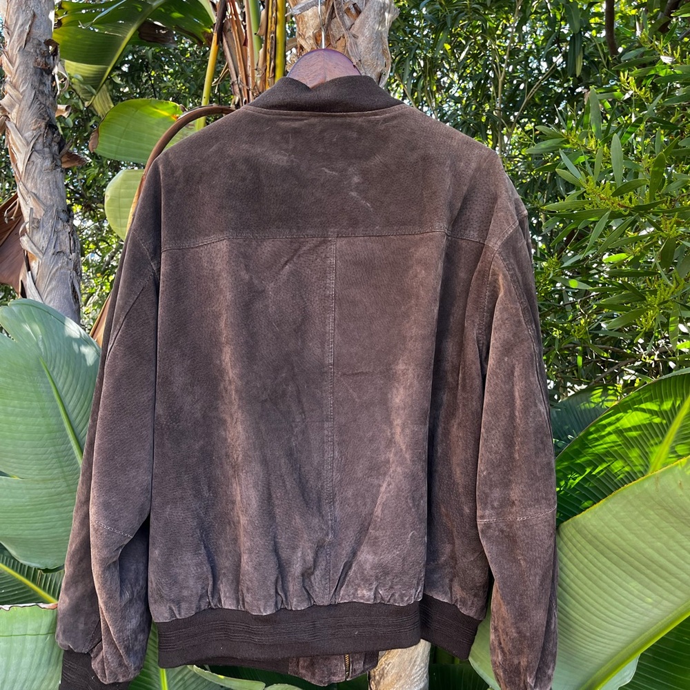 John Ashford Dark Brown Bomber Jacket